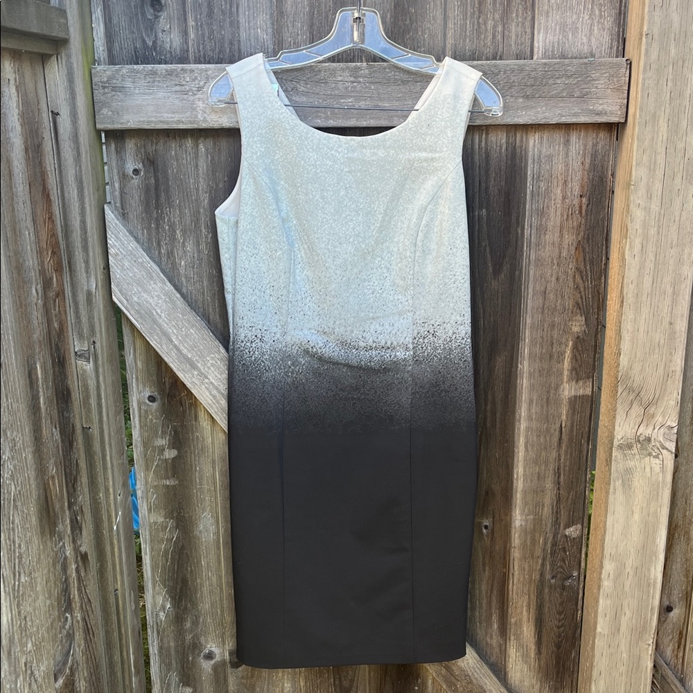 Banana Republic Dress Digital Print Cool Combo